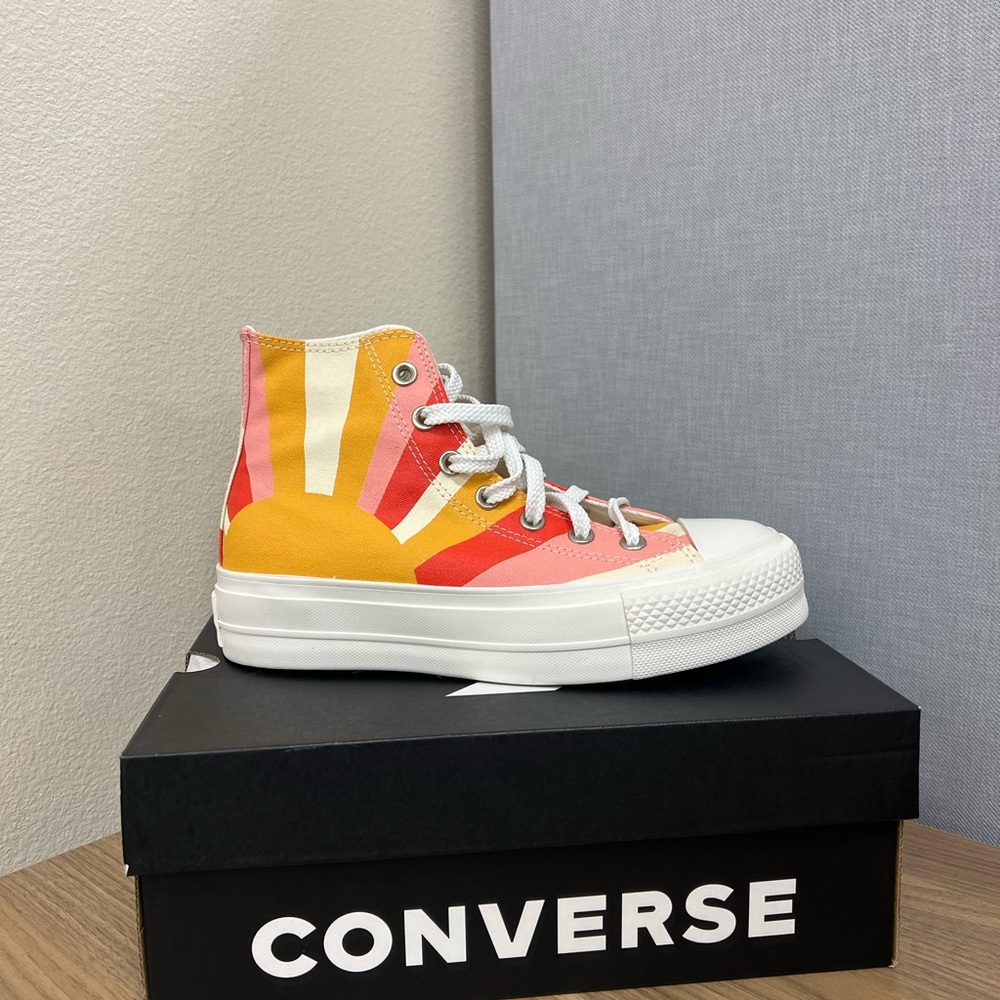 Converse High-Top: Sunflower Gold/Bright Poppy